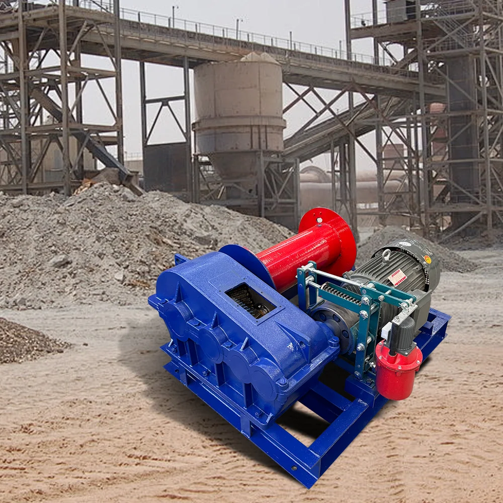 Treuil de construction de 15 tonnes avec connectivité IoT, surveillance du charge en temps réel et fonction d'enregistrement de données