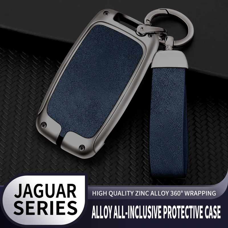 Autoschlüsselhülle für Land Rover Range Rover Sport Evoque Freelander Jaguar XJ XE XJL XF Schutzhülle mit Schlüsselanhänger. – Detail 12