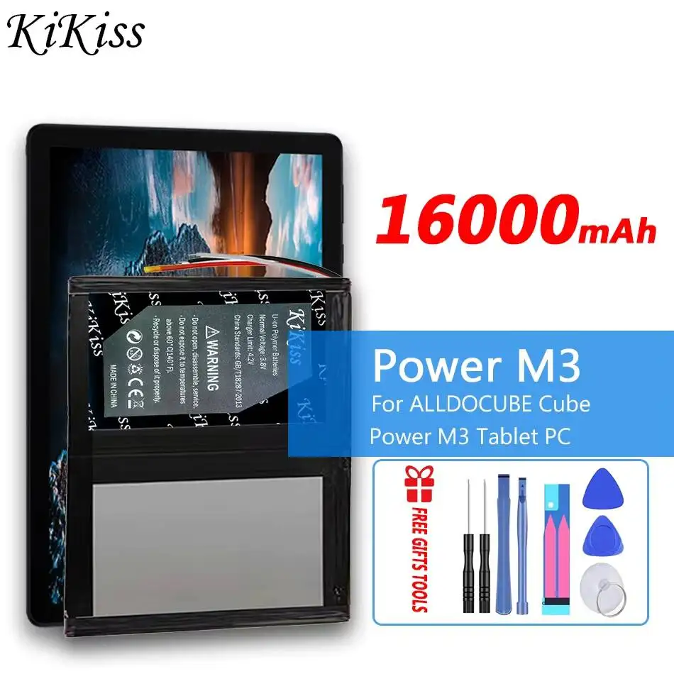 

Аккумулятор для планшета 16000 мАч для Alldocube Cube Power M3 Tablet PC M3, 3 провода, надежный источник питания