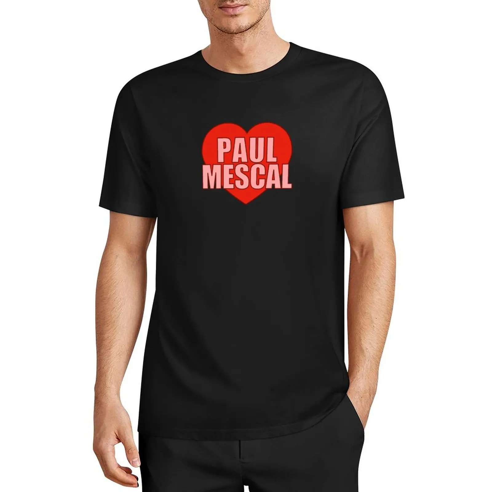 

Paul Mescal Heart T-Shirt boys animal print graphic t shirts plus sizes for a boy Men's clothing