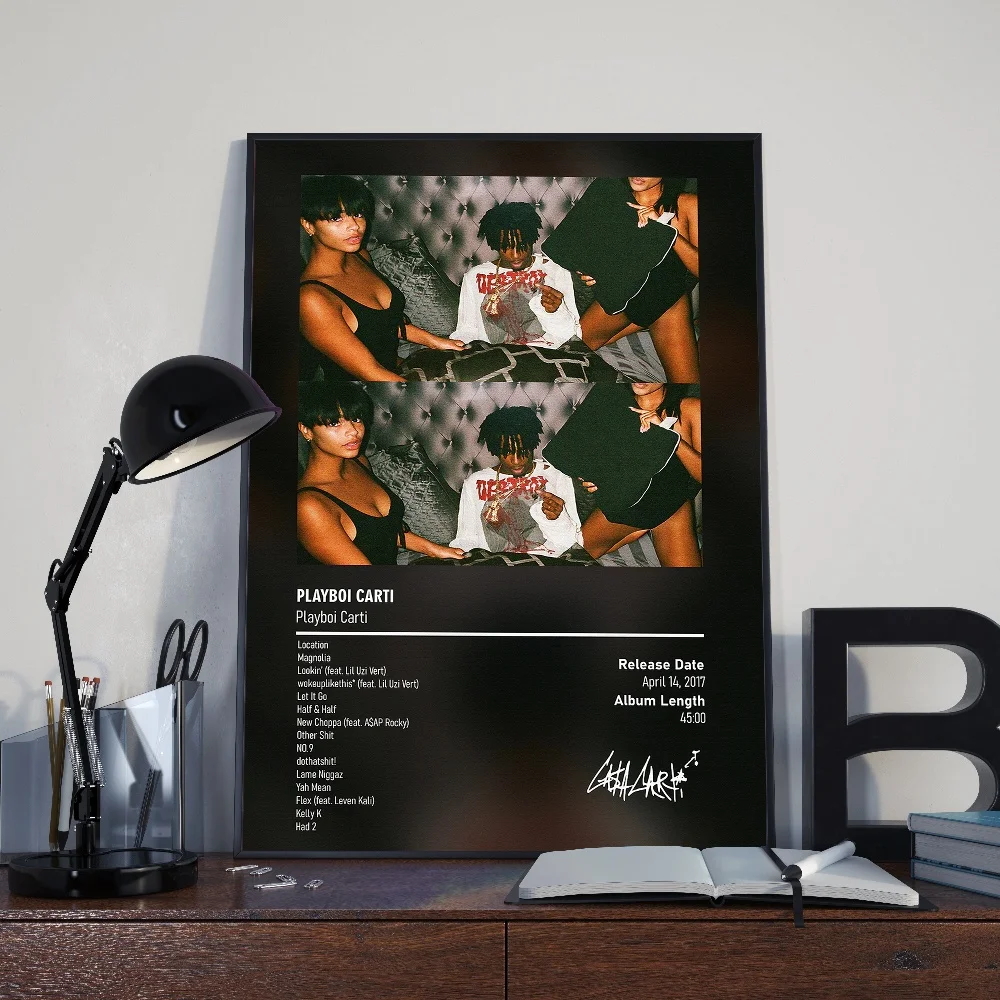 Hip-Hop-Rap-Album Dekoratives Gemälde Retro Amerikanisches Vinylcover Trendige Marke Leinwanddruck Wandbild Raumdekoration – Detail 6