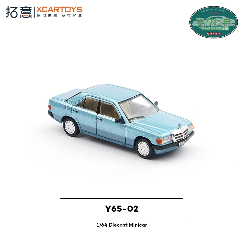 XCARTOYS 1/64 메르세데스 벤츠 190E 합금 시뮬레이션 모델, 어린이 장식 장난감 컬렉션, 어린이 크리스마스 선물