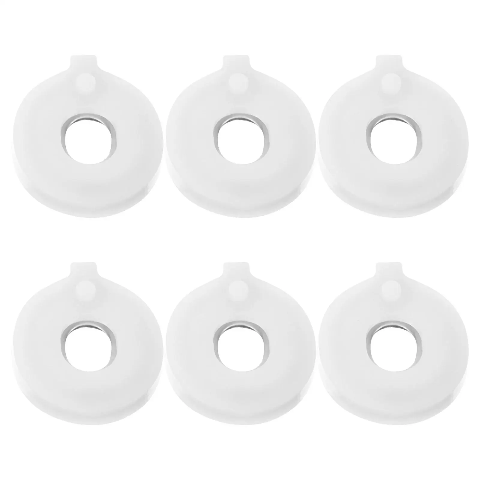 

6 Pcs Alto Horn Accessories 15x18mm Spring Plates Durable Plastic Metal Trumpet Valve Washers Gaskets Repair Kit
