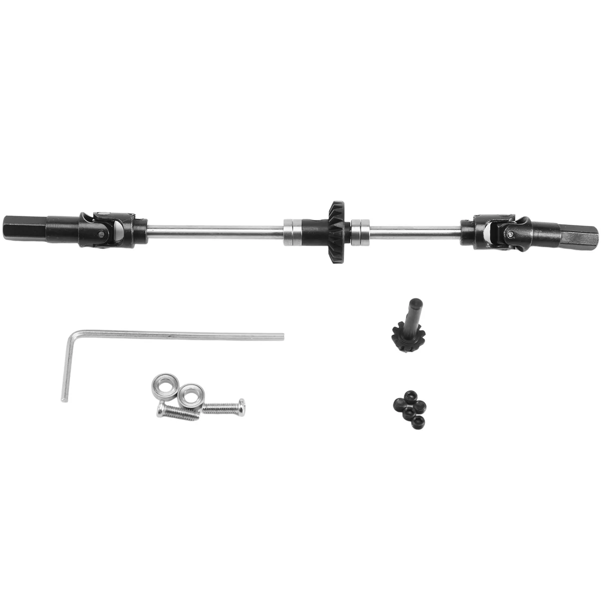 

New：Metal Front Axle Steel Gear Bridge Kit for WPL C14 C24 C34 B14 B24 B16 B36 1/16 RC Car Upgrade Parts