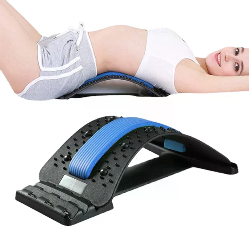 

Magnetic Back Massage Muscle Relax Stretcher Posture Therapy Corrector Back Stretch Spine Stretcher Lumbar Support Pain Relief