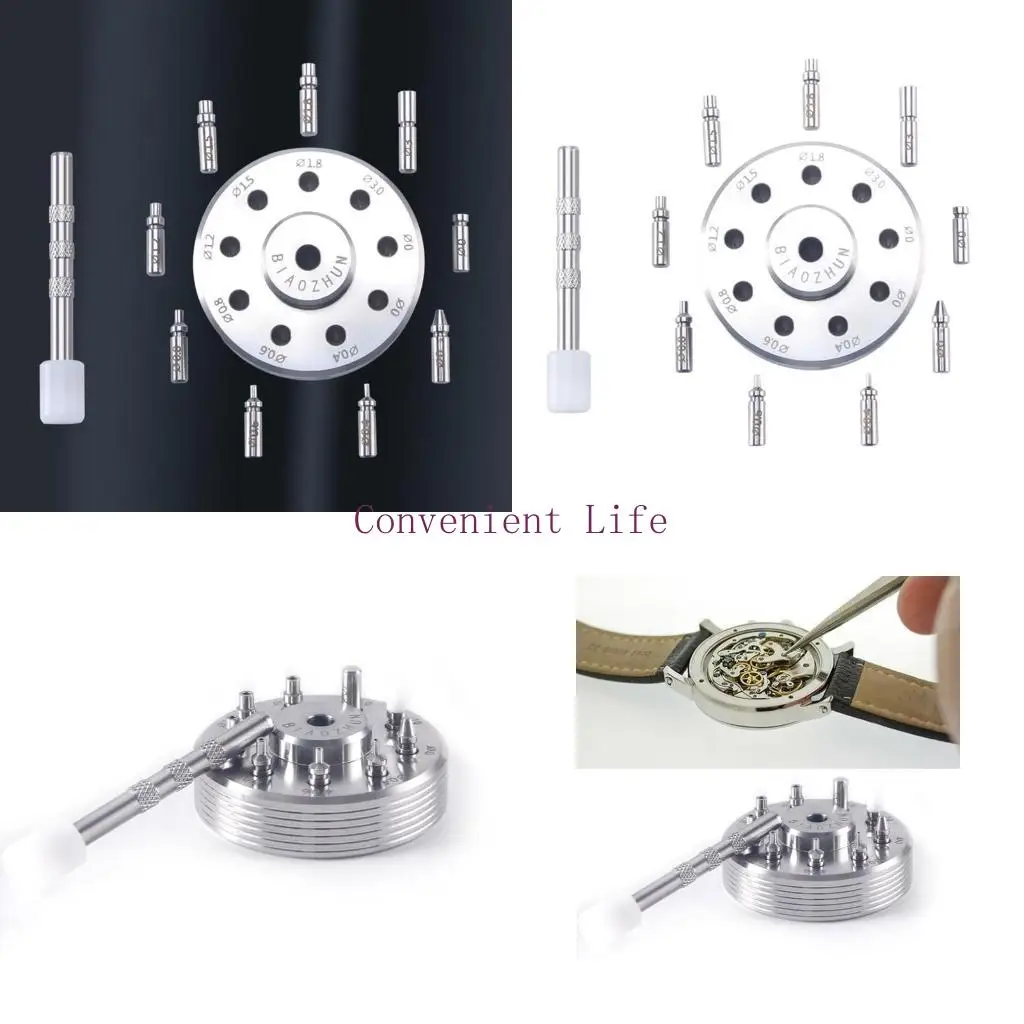 

L1EE Инструмент для настройки часов с противоскользящим стержнем Держатель для установки указателя часов