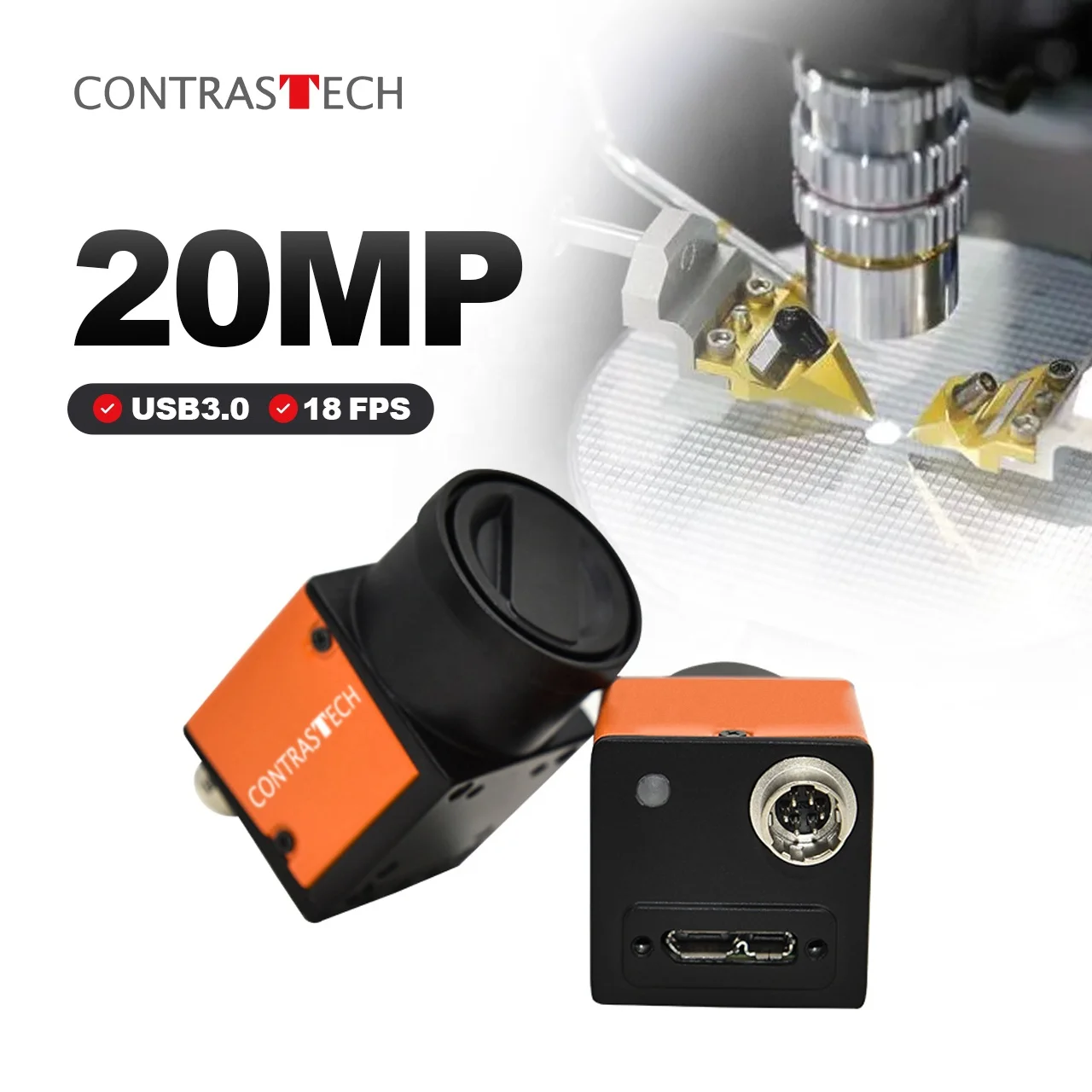 

High Quality 20MP 5fps 18fps IMX183 USB3.0 GigE High Resolution 5472x3648 Hikrobot Camera for Machine Vision System