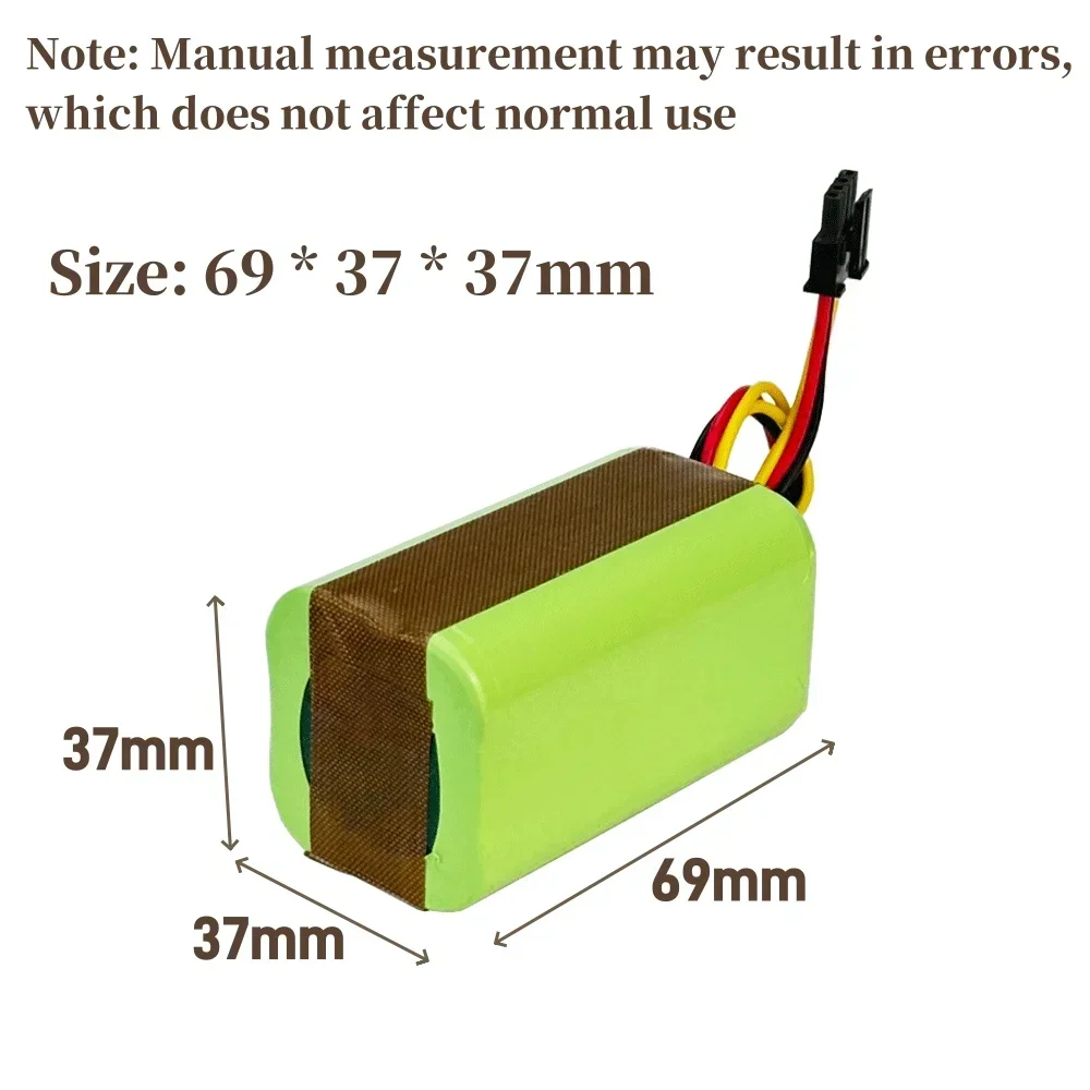 14.8V 2800mAh Robot Vacuum Cleaner Battery for LIFERO RX9 360 S5 S7pro T90 Proscenic KAKA760 P1S P2 Li-ion Replacement Battery