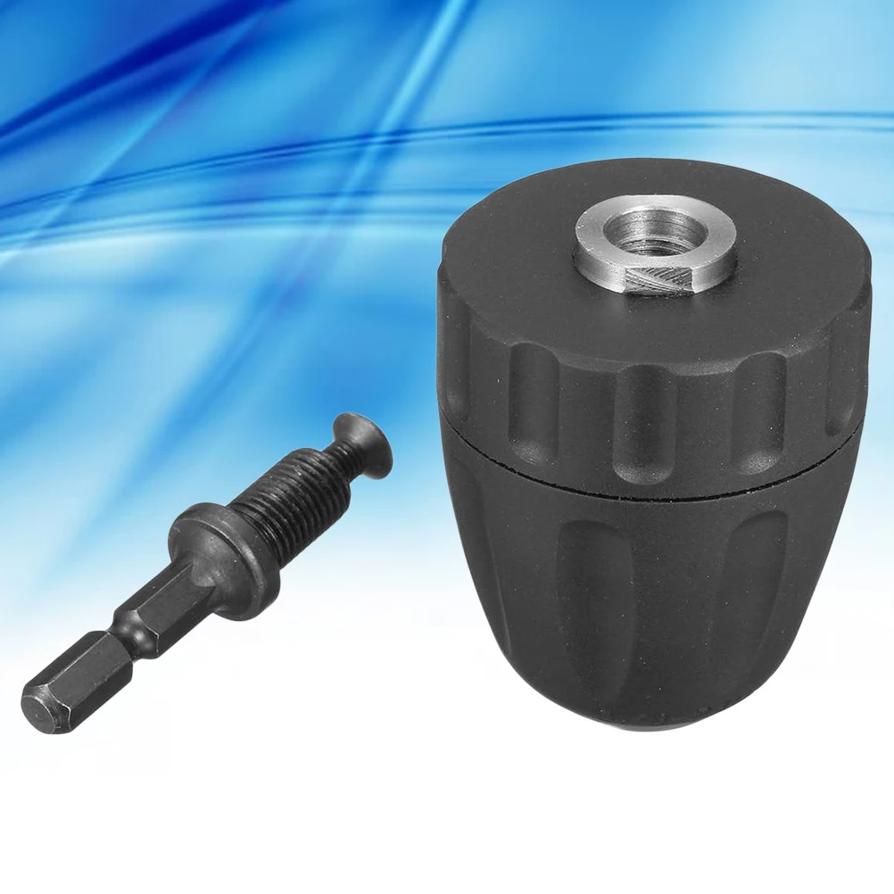 Бесключевой стальной сверлильный патрон, самоблокирующаяся конструкция, держатель сверла 0,8-10 мм, адаптер, ударная отвертка, конвертер, патрон, ключ