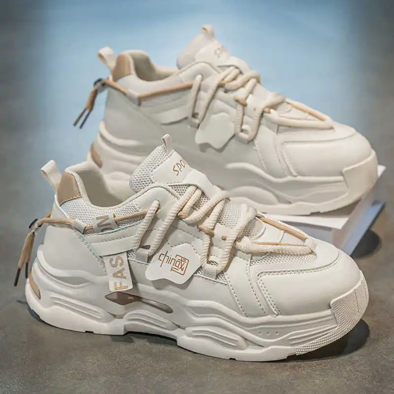 

Мужские туфли на толстой подошве коричневого цвета, классические серебристые кроссовки, мужские спортивные кроссовки, специальные предложения, высший класс