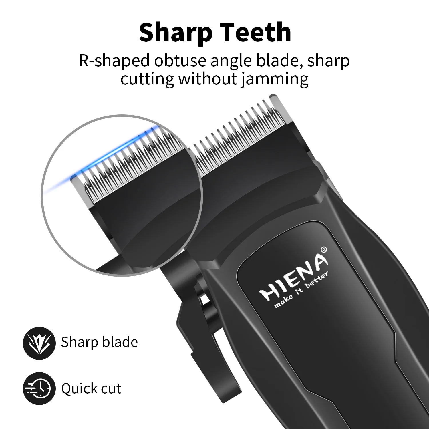 Hair Cutting Machine Professional Hair Clipper Beard Trimmer Barber USB Rechargeable Electric Cordless Trimmer for Men