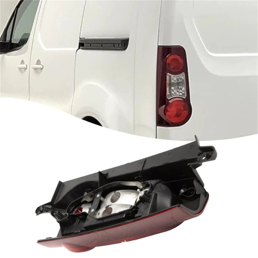 

​Car Tail Light 9677205580 9677205480 Rear Brake Turn Lamp for Berlingo Mk2 Van Running Reverse Lamp