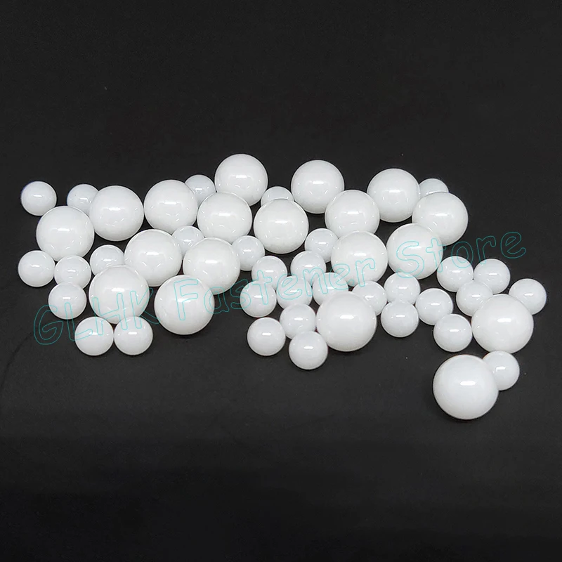 Ø12 12.303 12.7 13.494mm to 25.4mm Zirconia Ceramic Ball G10 Precision ZrO2 Ceramic Bearing Balls Smooth Round Ball Bead