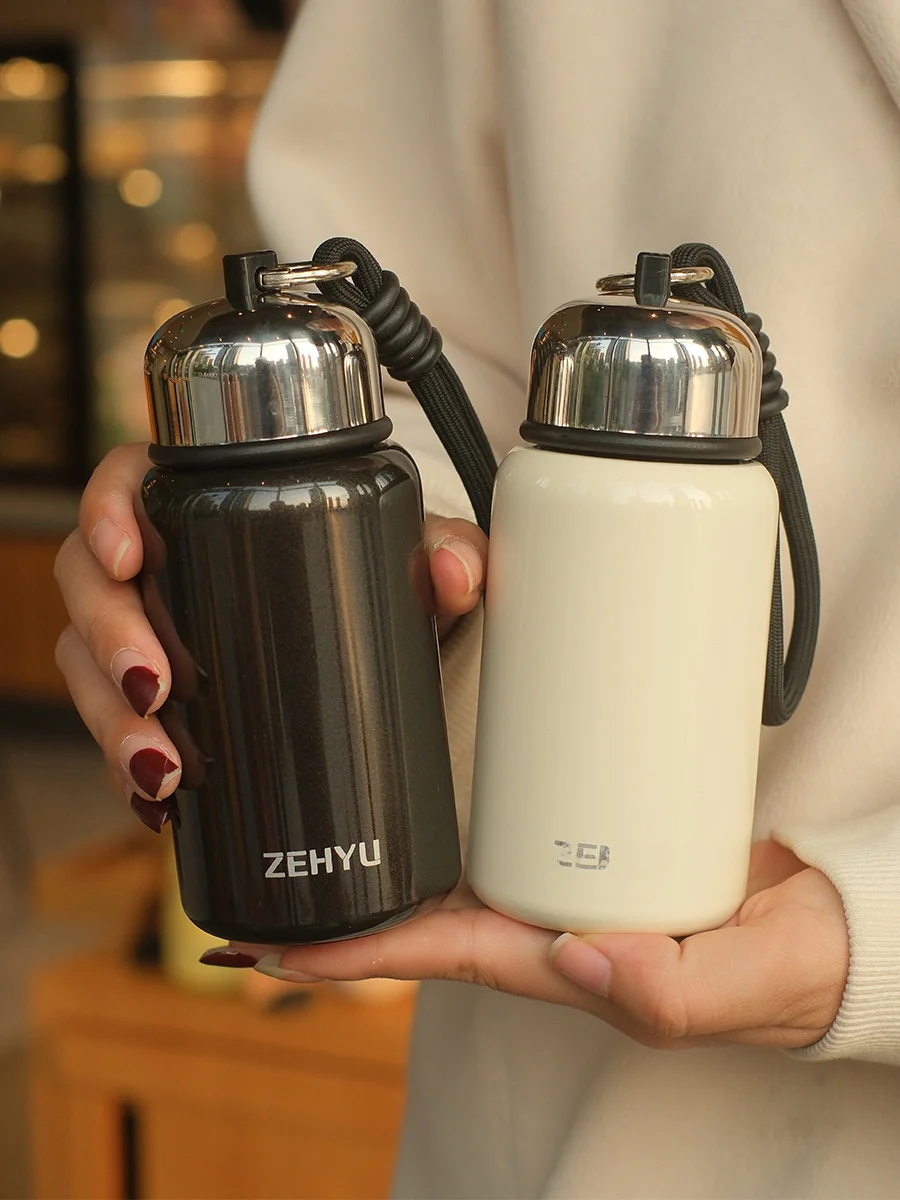 

Ele портативная бутылка для воды для заваривания чая из нержавеющей стали 36, для женщин, высокое эстетическое значение, студенческий термос для канионов