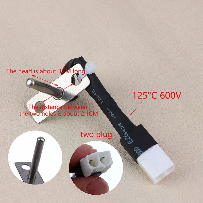 Sensore di temperatura elevata 6322FR2046C per lavatrice a tamburo LG, sonda termistore NTC