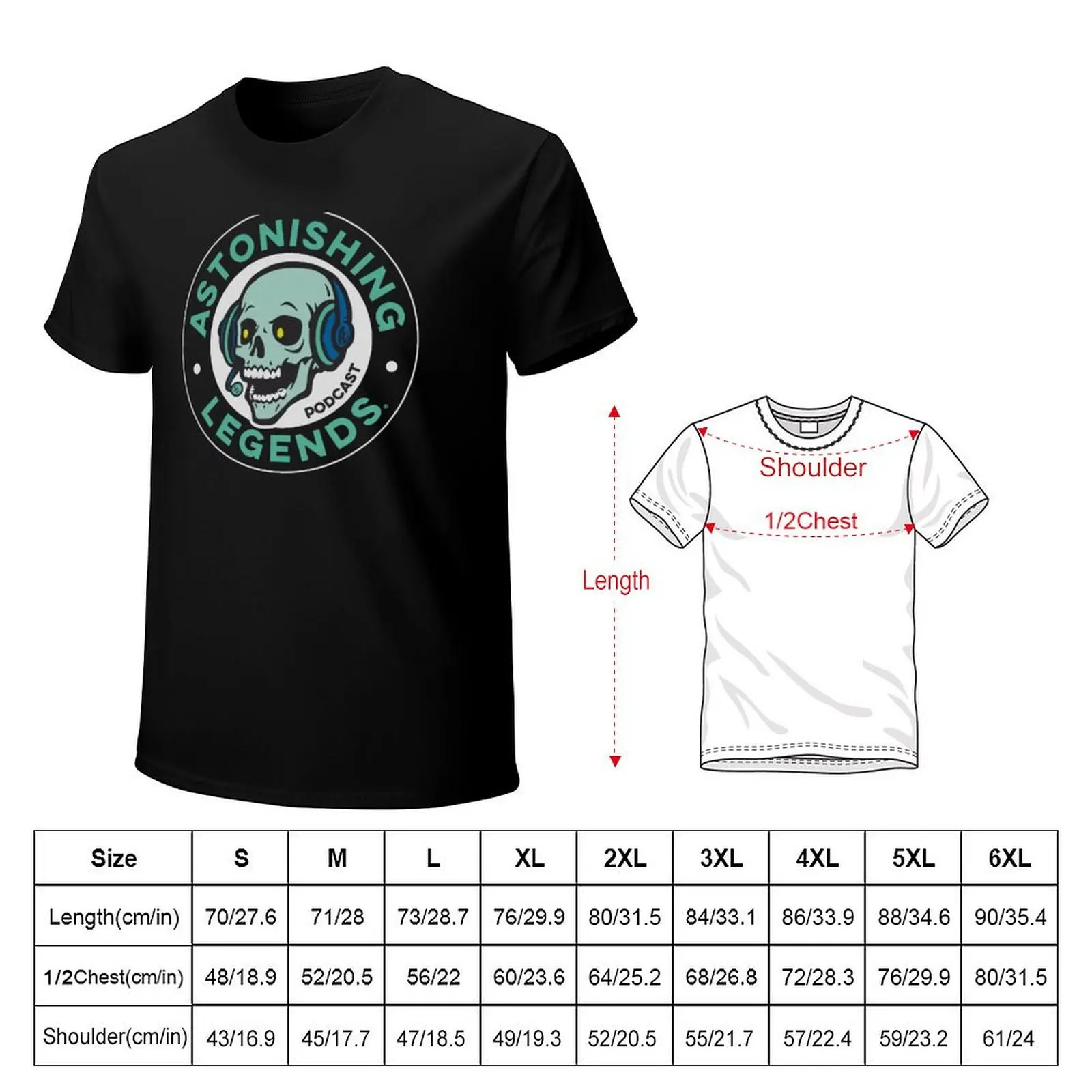 astonishing legends T-Shirt street wear kawaii clothes basketball graphic tees plus size men clothing