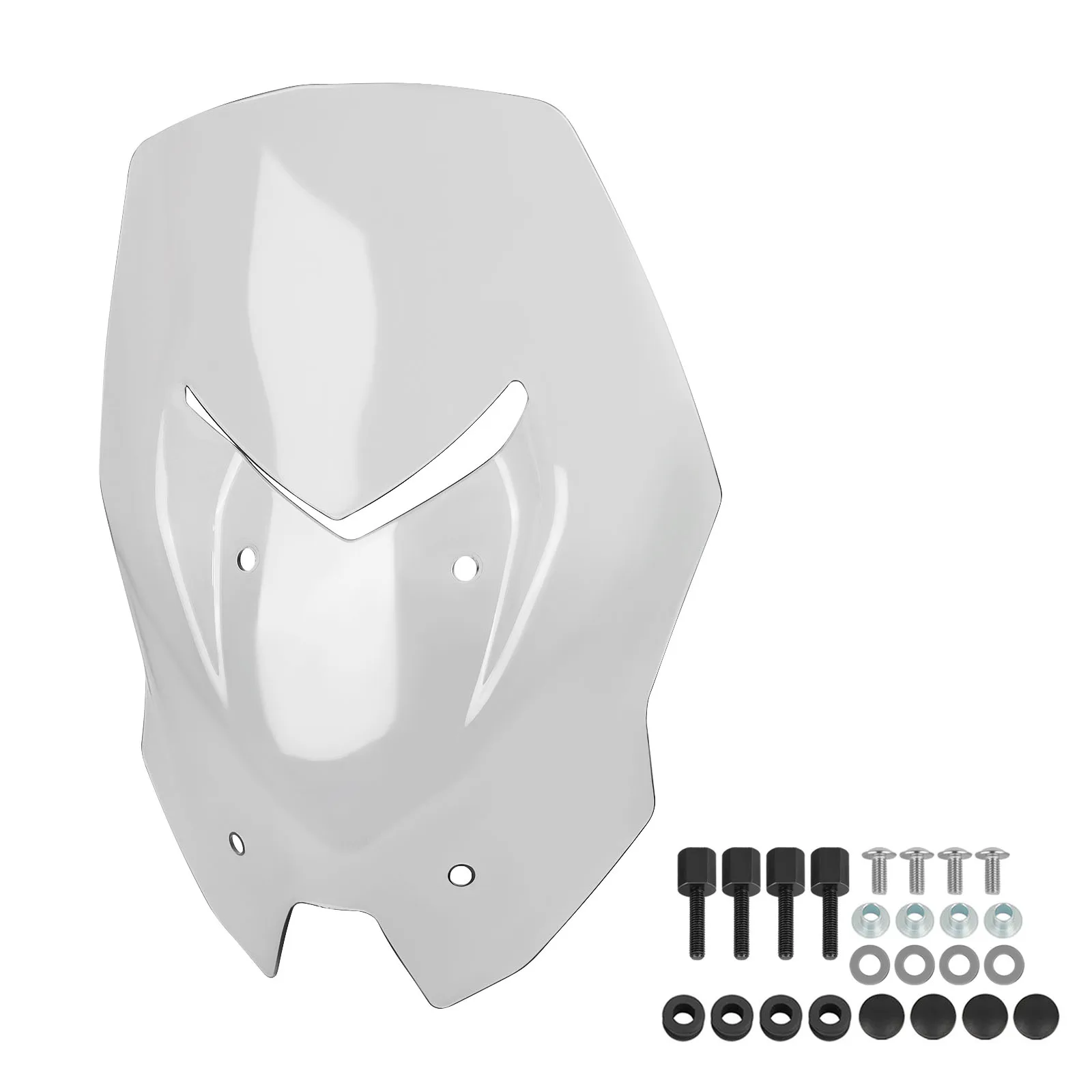 لـ KAWASAKI Z900 Z900SE 2025 2026 حاجب الزجاج الأمامي الرياضي حاجب الرياح منحرف الزجاج الأمامي سبويلر شاشة فقاعة مزدوجة #4