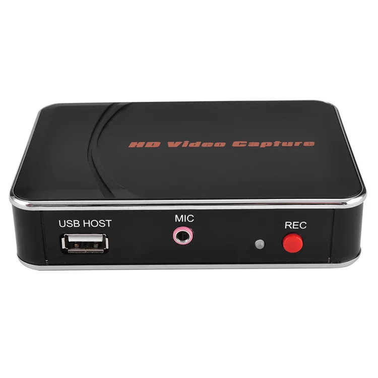 1080p HDMI Video Capture Card Game Recorder for DVD TV Box Camera Laptop PC Video Recording To USB Flash Drive Mic in HDMI Loop