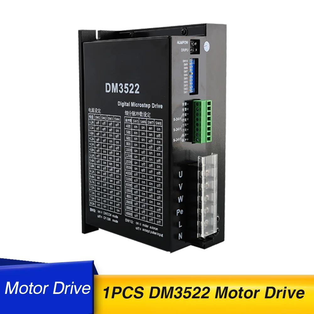 

NEMA43 Stepper Motor Drive 1103HS150 With DM3522 Sets Motor Drive Phase Hybrid Stepper Motor For Advertising Equipment