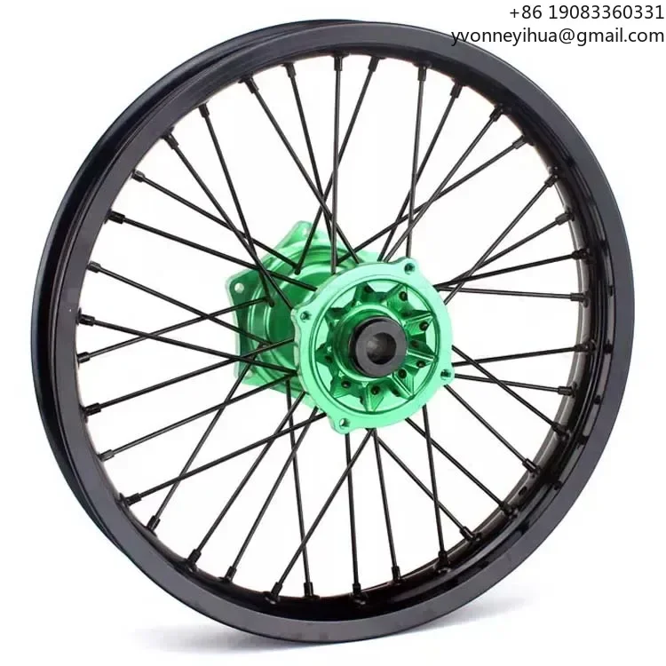 

Передний 21*1,6 MX Dirt Bike Комплект ободов переднего колеса для Kawasaki KX250F KX450F