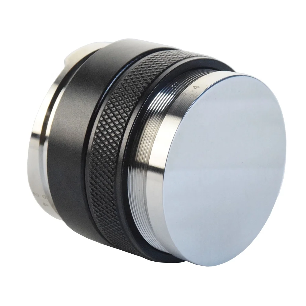 

Coffee Tools Adjustable Stainless Steel Coffee Tamper Non-slip Coffee distributor 51mm/58mm Double Head Flat & 3-leaf Base