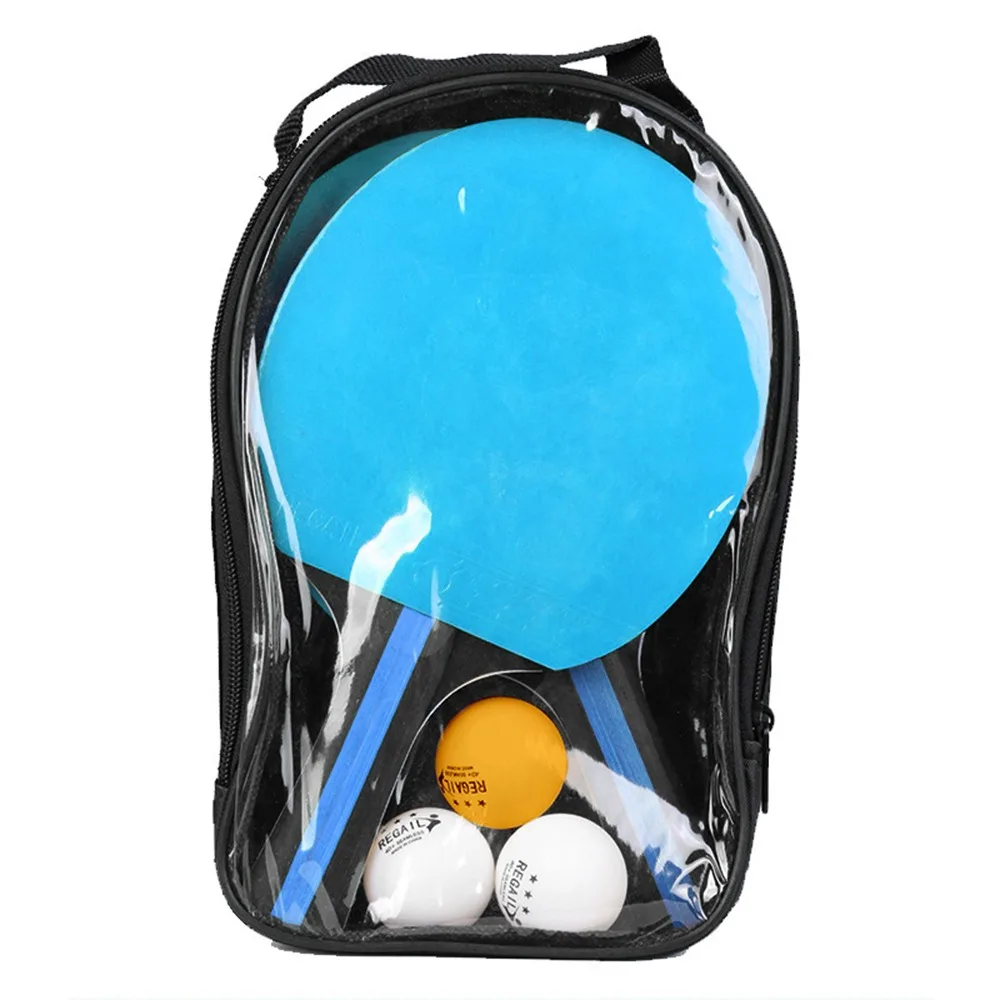 

Double Sided Ping Pong Paddles Portable Oxford Cloth Case Carry Bag Ping Pong Rackets Colorful Table Tennis Racket Family Games