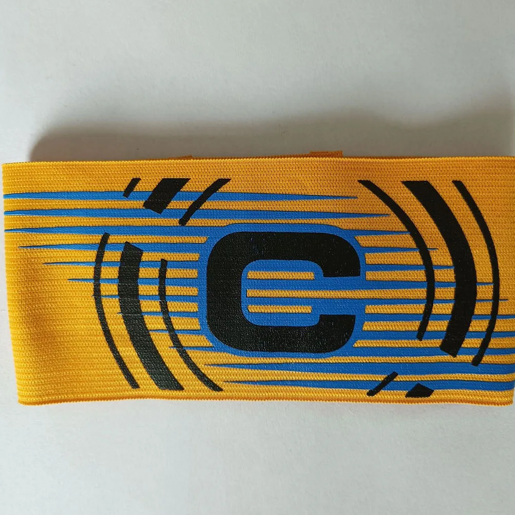 

6pcs Captain Armband Football Soccer Team Leader Equipment Adult Wear-resistant Sports Arm Band Bright Colors Elastic