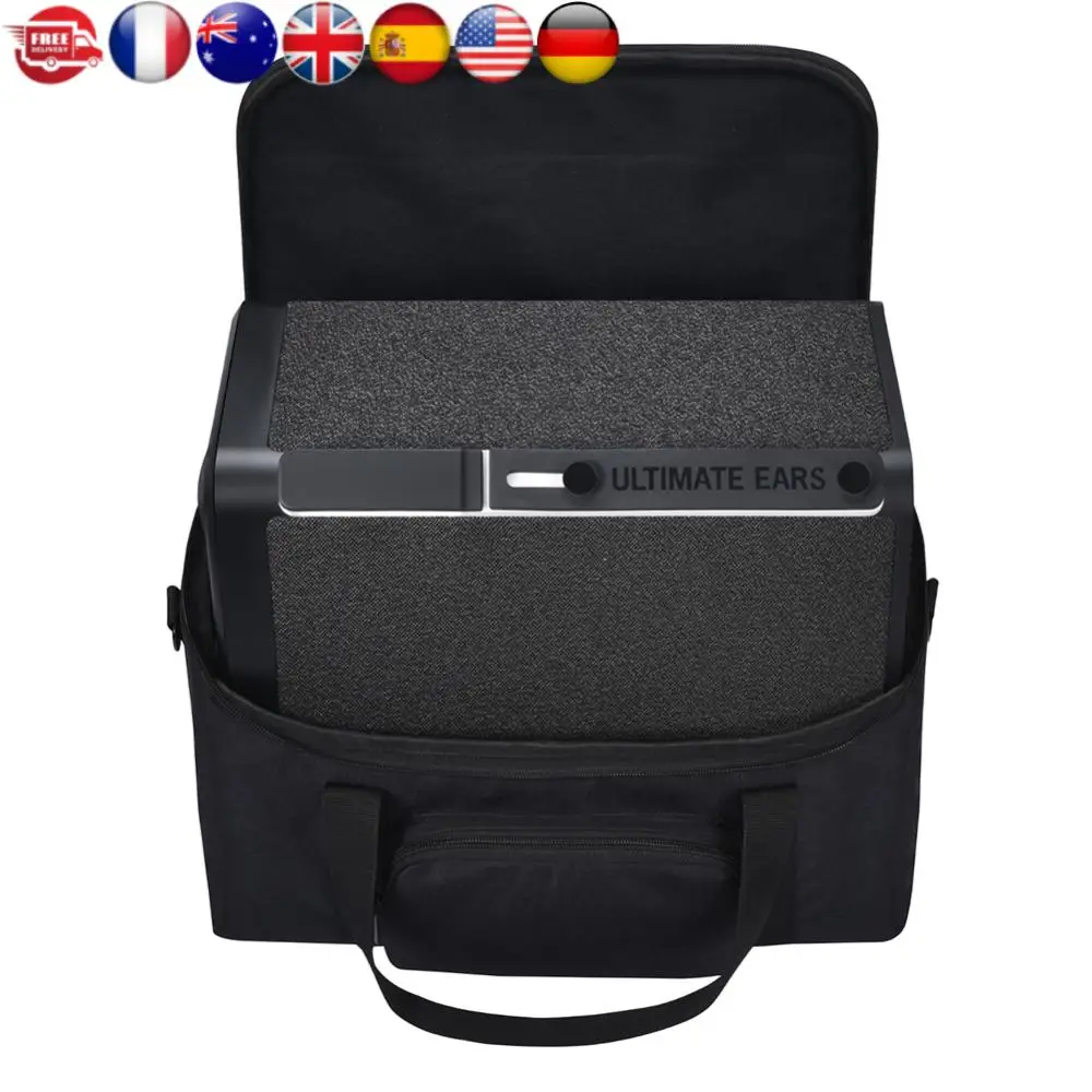 

Portable Speaker Storage Case Multifunctional Bluetooth-compatible Speaker Case with Protective Pads for Ears Hyperboom
