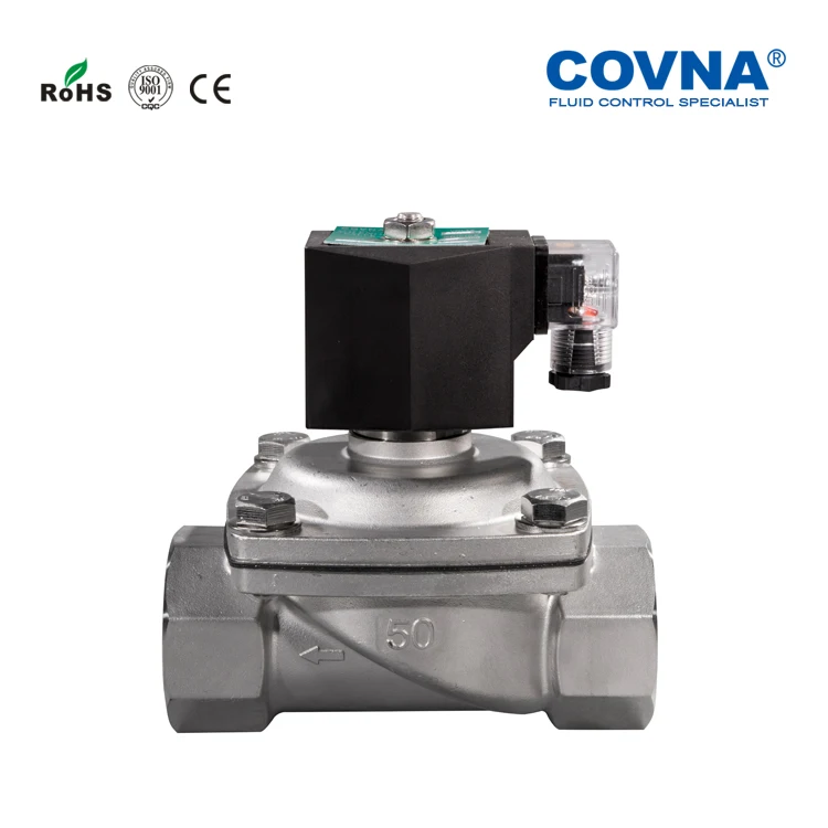 2W21 Normally Close Stainless Steel Solenoid Valve SS304 SS316 Solenoid Valve