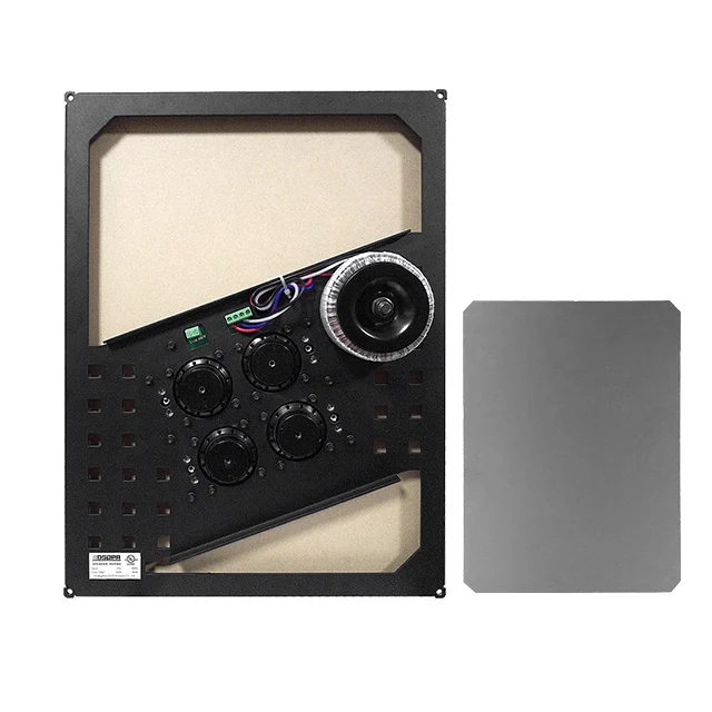 40w Wireless Painting Slim Wall Flat Speaker Panel 100% Invisible Hidden Speaker For Store/house/hotel BGM