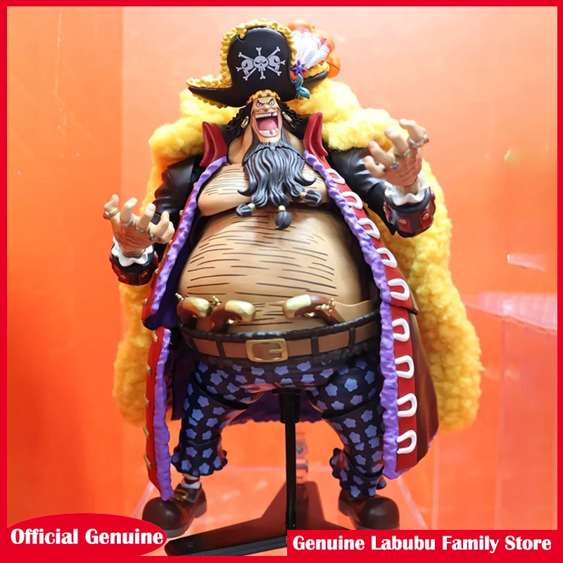 

Original Bandai Shf One Piece Figure Marshall D Teach Four Emperors Anime Action Figurine Assemble Model Toys Children Xmas Gift