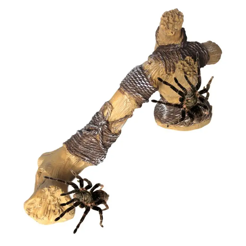 

Reptile Branch Spider Tank Resin Decor Reptile Climbing Branch Tank Accessories For Bearded Dragon Snake Frog Spider