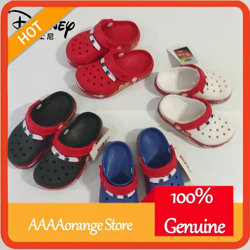 

Disney Pixar Lightning McQueen kids waterproof slippers breathable EVA soft sole sandals for boys girls outdoor home shoes