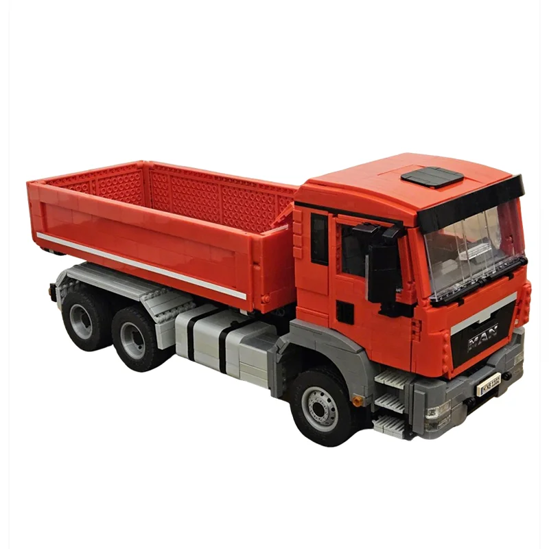 2915pcs MOC MAN TGS Threeside Tipper Truck Technical Model Building Blocks Architecture Christmas Gift Toys Creative Education