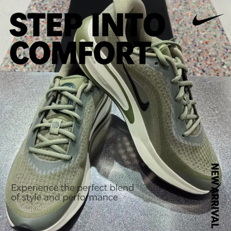 Nike Men's Journey Run 2026 Spring Low-Top Running Shoes ComfiRide Cushioning Breathable Mesh Casual Training Road FN0228-302