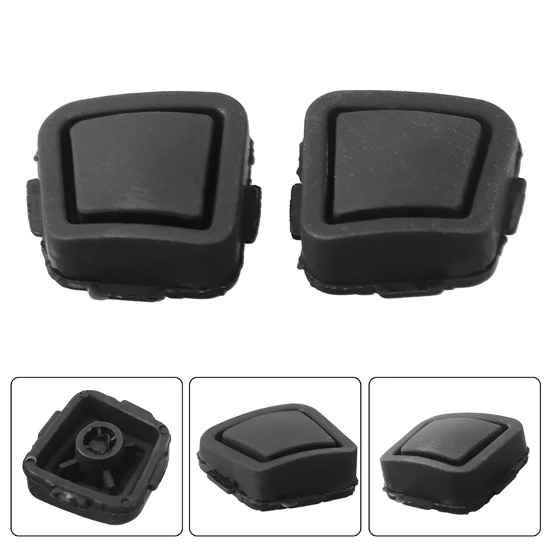 AB56-2Pcs مقبض الباب الخارجي أزرار غطاء بدون مفتاح الذهاب صالح ل W211 C209 W219 W251