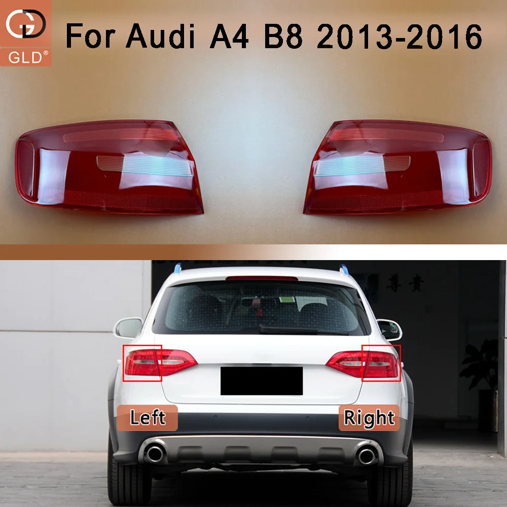 

Taillight Cover For Audi A4 B8 2013 2014 2015 2016 Car Tail Light Cover Rear Outer Tail Lamp Cover Taillight Brake Lights Shell