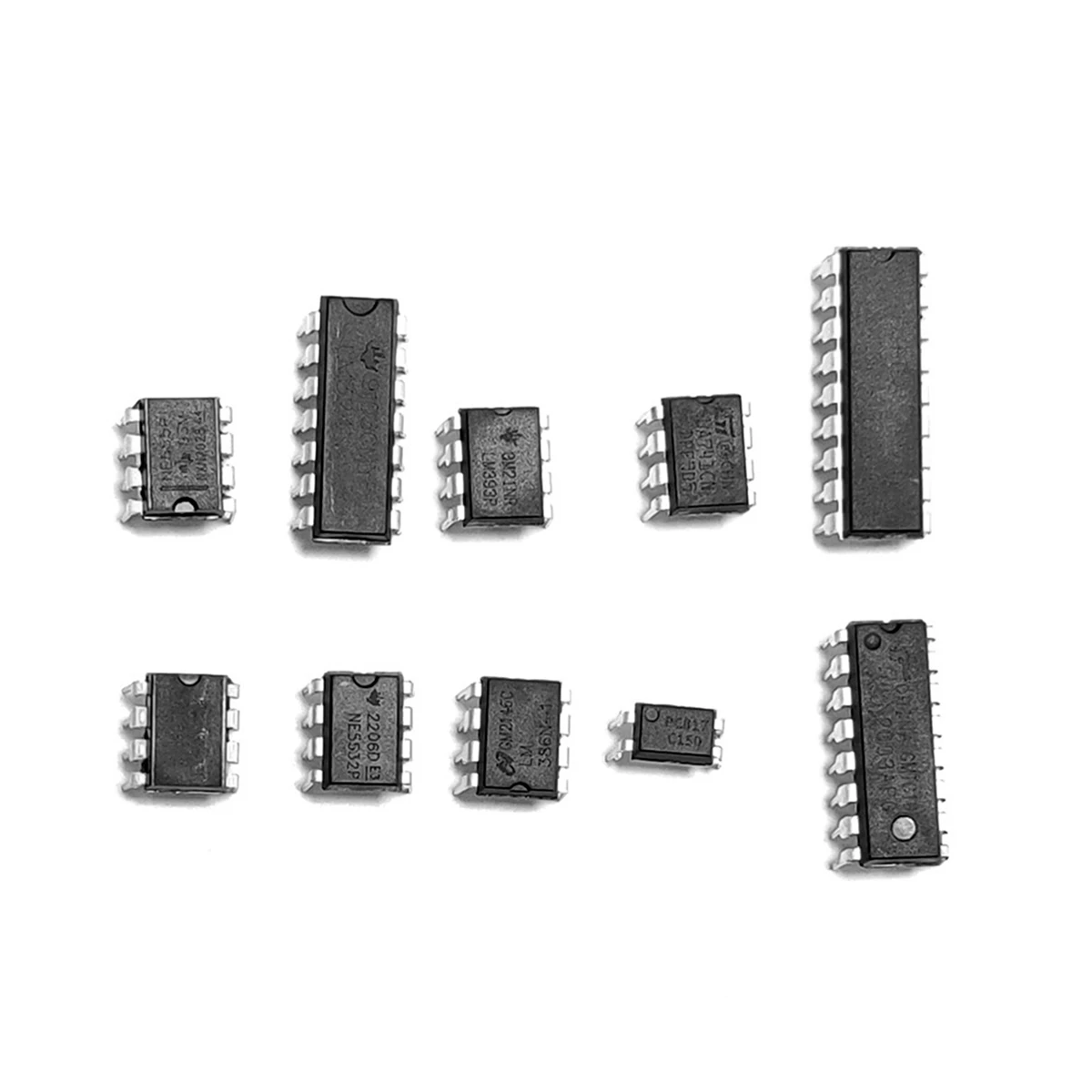 

Набор интегральных микросхем ELECT-85PCS: 10 типов ИС NE555, LM324
