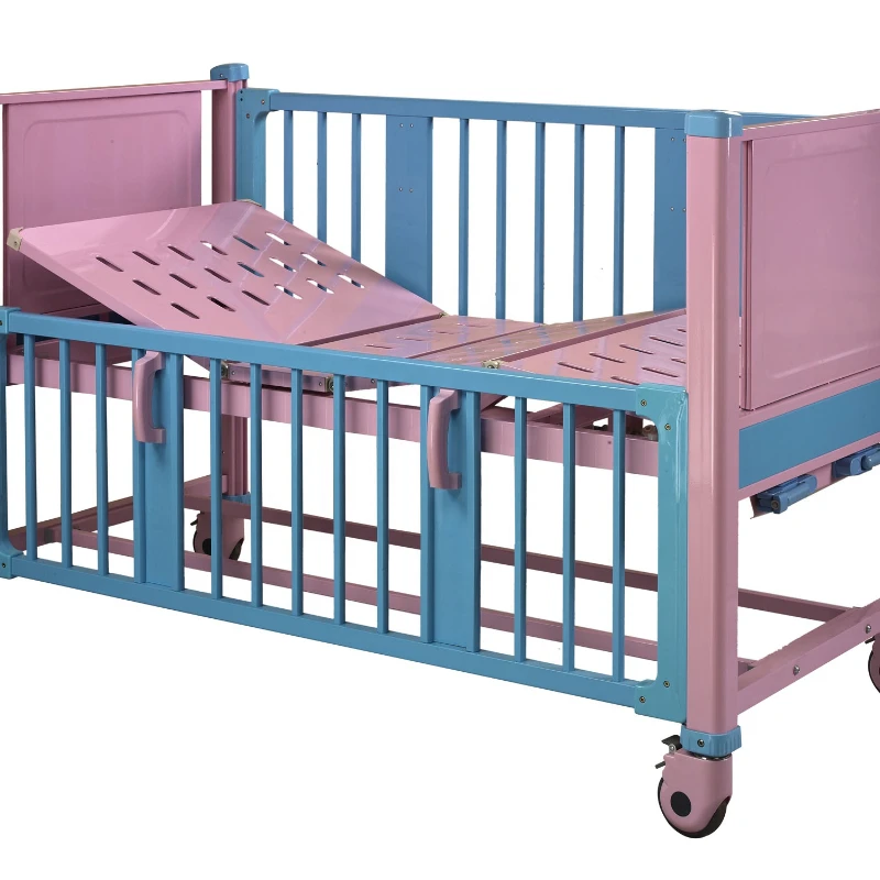 Wholesale Medical Hospital bed Full Siderail Pediatric Bed 2 Function