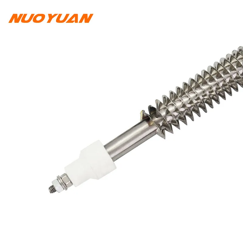 220V Straight Finned Heater Stainless Steel Hot Air Heater Electric Spiral Heating Element for Disinfection Cabinet