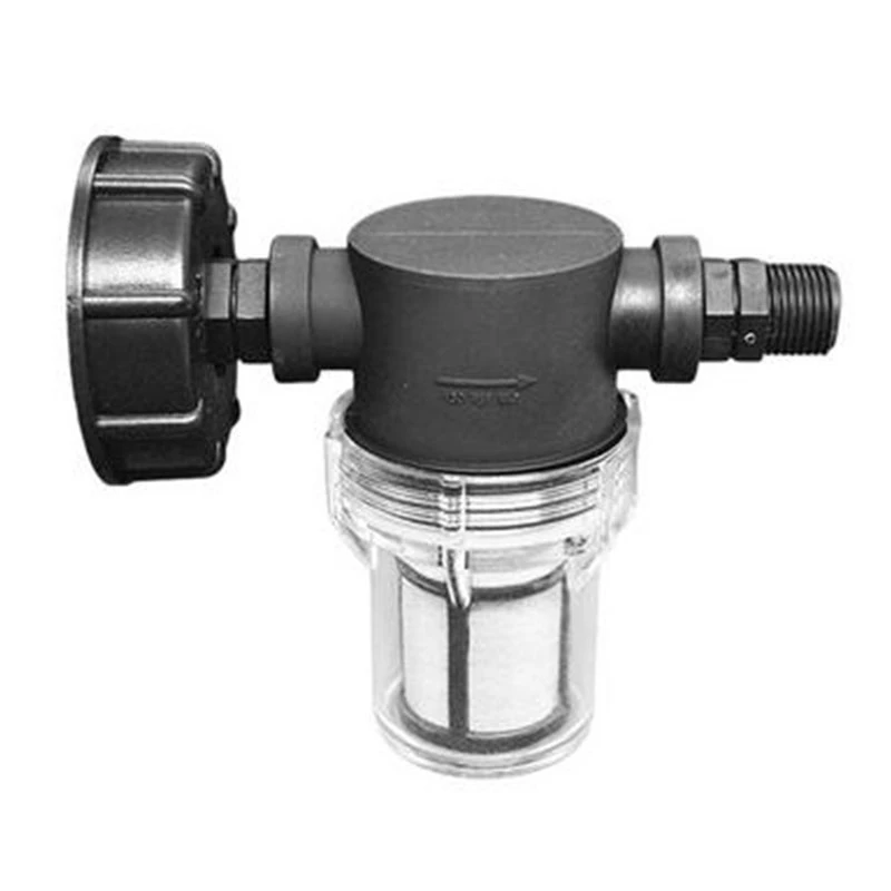 

Garden Hose Tap Connector Water Tank Hose Adapter IBC Ton Barrel Joint Splitter Filter Connector