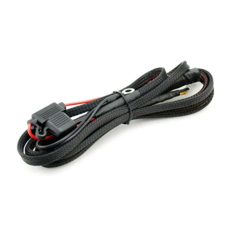 

Universal LED Wiring Harness Motorcycles Spot Lights Auxiliary Work Lamps Easy Installation 12V 4A 60W