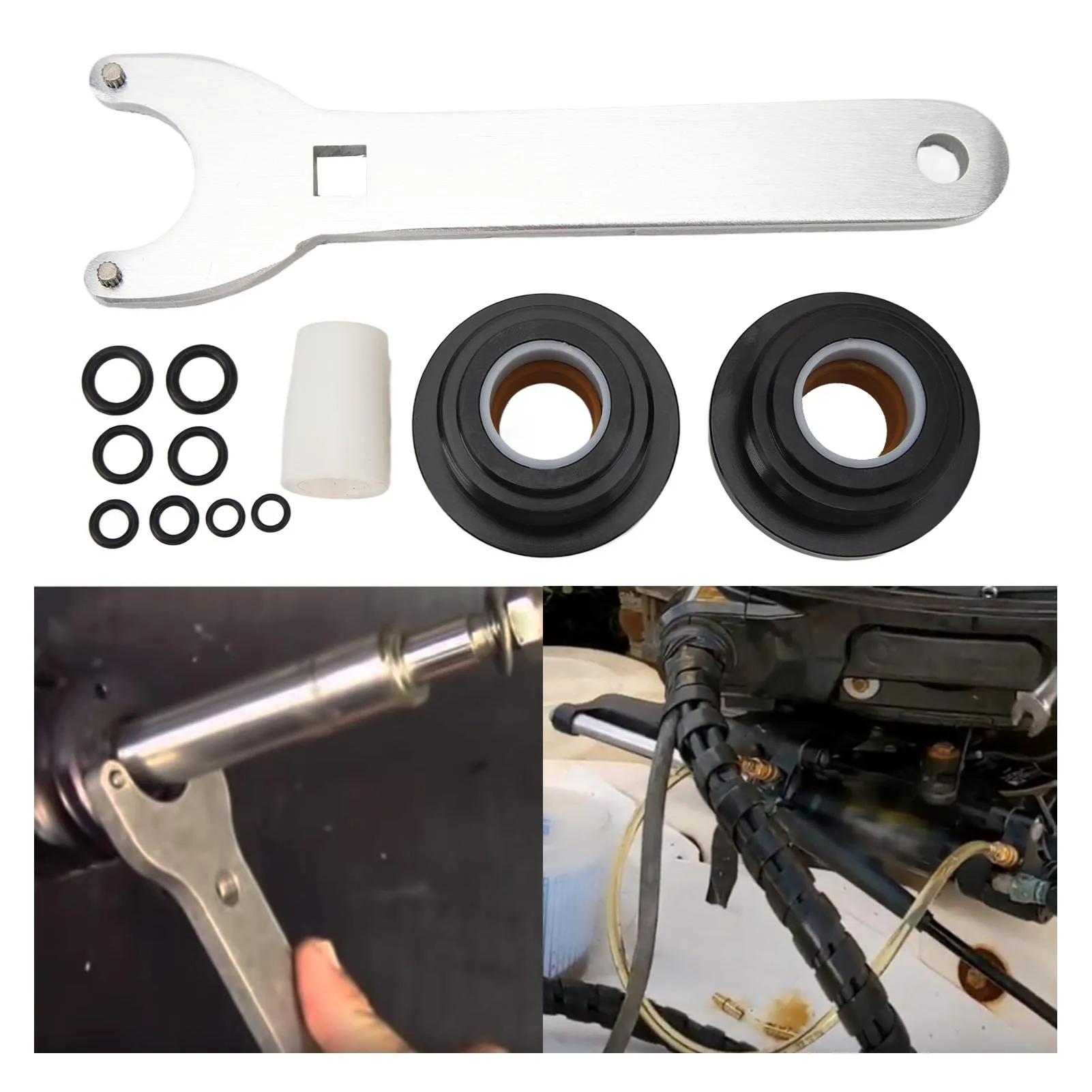 

14Pcs/Set Boats Marine Hydraulic Steering Cylinder Seal Kit For SeaStar HC5340 HC5341 HC5342 HC5343 HC5344 HC5345 HC5346 HC5347