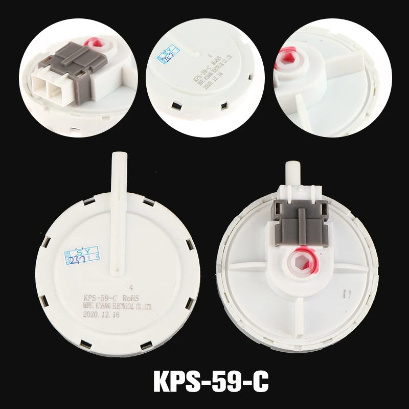 Water Level Sensor Switch Liquid Level Detector Switch KPS-59-C Drum Washing Machine Electronic Pressure Sensing Control Valve