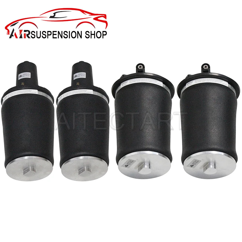 

4pcs Front+Rear Air Spring for Land Rover Range Rover II P38 1995-2002 OEM RKB101460 REB000550 REB101740 REB101740E, Metal Base