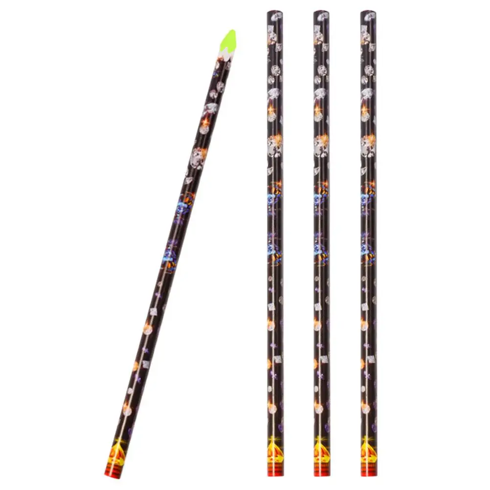 4 Pcs Pen Rhinestone Nail Tools Tools Wax Pencil Gem Pen Nail Painting Yellow White Pink Green DIY Manicure