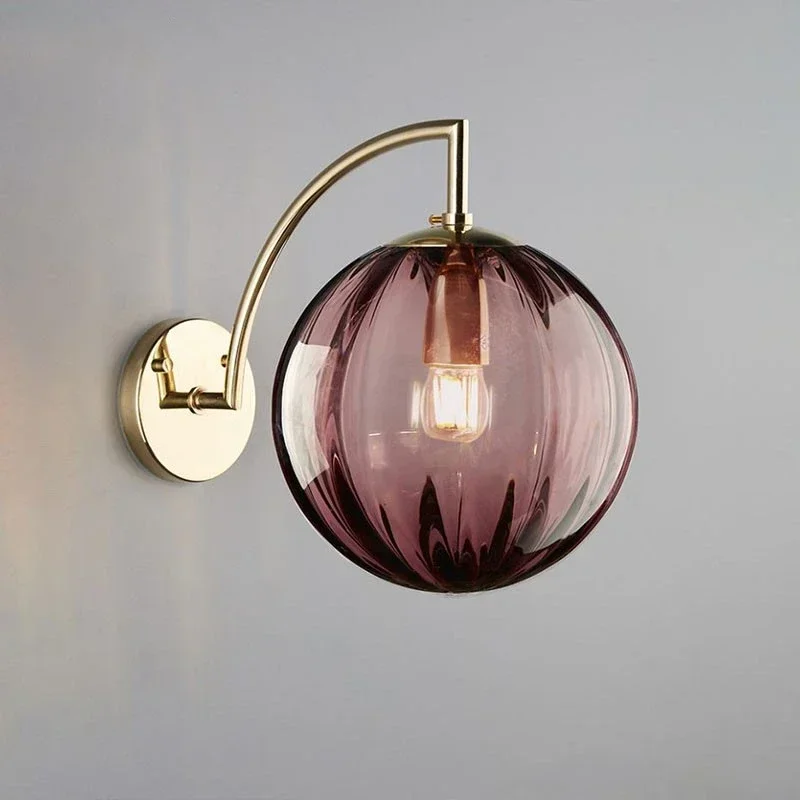 

Modern Led Wall Lamp Nordic Glass Ball Lamps For Living Room Bedroom Home Bedside Light Bathroom Fixtures Mirror