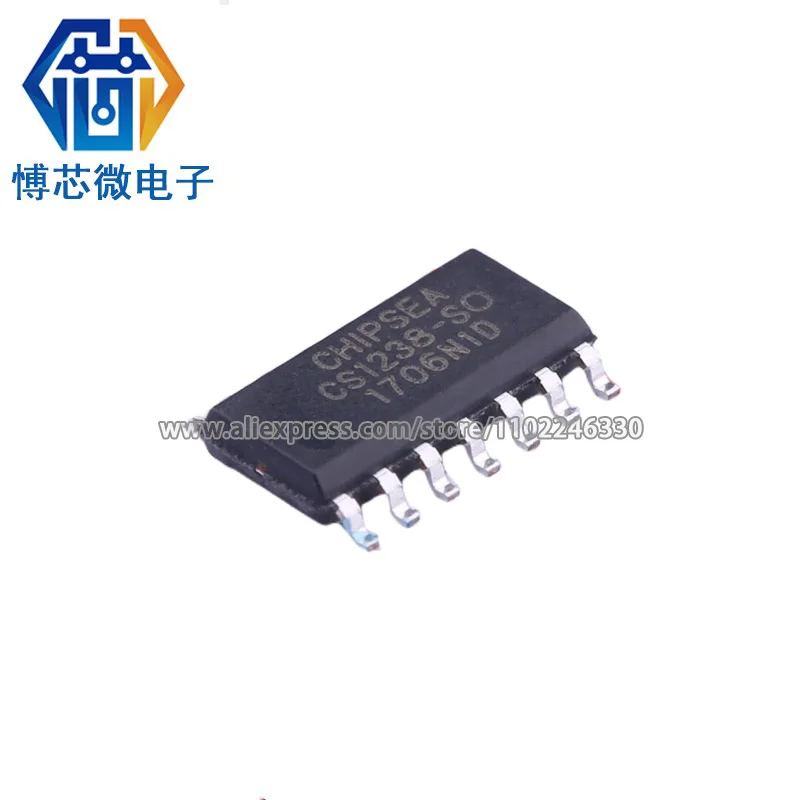 【10 pieces 】CS1238-SO package SOP-14 analog-to-digital conversion chip ADC