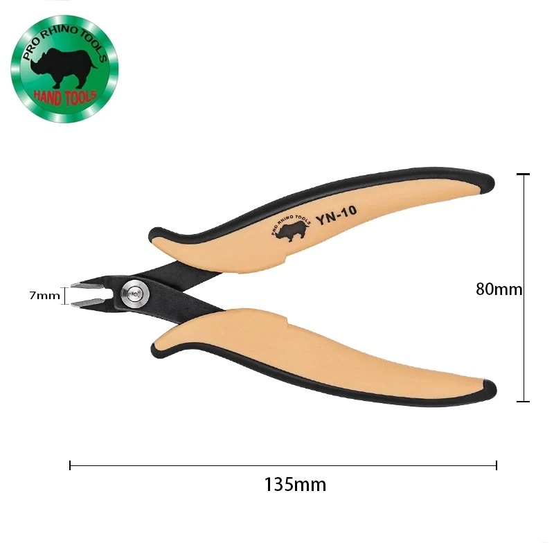 Giappone Import RHINO YN-10 5 "pinza da taglio diagonale di precisione per taglierina a filo a saldare alta durezza HDR 56-58 riparazione elettronica