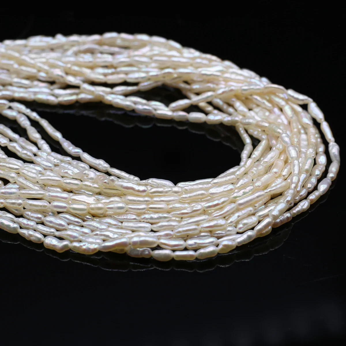 Irregular Natural Freshwater Pearls Baroque Shaped Elongated Beads DIY Jewelry Making Necklaces Bracelets Accessories Gifts